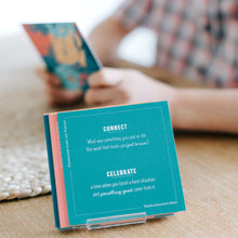 Load image into Gallery viewer, Connection Cards for Families and Friends - the BEST conversation starters for families and groups and gratitude prompts to help your kids develop a habit of gratitude