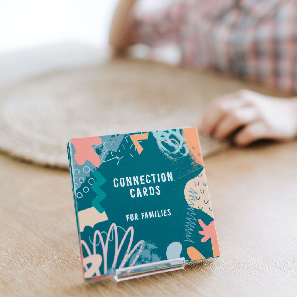 Connection Cards for Families and Friends - the BEST conversation starters for families and groups and gratitude prompts to help your kids develop a habit of gratitude